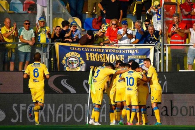 Frosinone luta contra o rebaixamento e tem jogo importante contra a Salernitana -  (crédito: Foto: Filippo Monteforte/AFP via Getty Images)