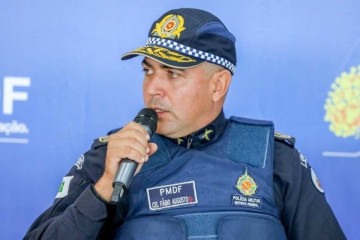 Coronel Fábio Augusto, ex-comandante-geral da PMDF, está em liberdade provisória -  (crédito: Paulo H. Carvalho/Agência Brasília)