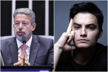 Lira disse que Felipe Neto confundiu liberdade de expressão com ofensa -  (crédito: Zeca Ribeiro/Câmara dos Deputados e Reprodução/Instagram)
