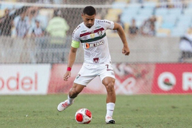 André sentiu dores no joelho direito e será avaliado quando chegar ao Rio - (crédito: - Foto: Lucas Merçon/Fluminense) André sentiu dores no joelho direito e será avaliado quando chegar ao Rio - (crédito: - Foto: Lucas Merçon/Fluminense)