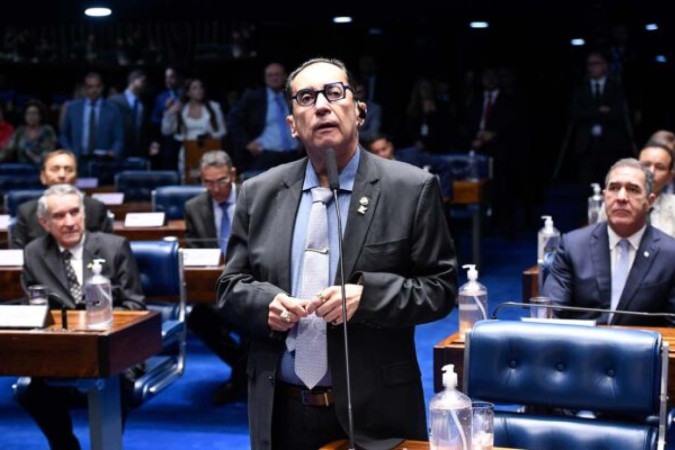 Jorge Kajuru (PSB-GO) solta o verbo e faz novas revelações  -  (crédito: Foto: Waldemir Barreto/Agência Senado)