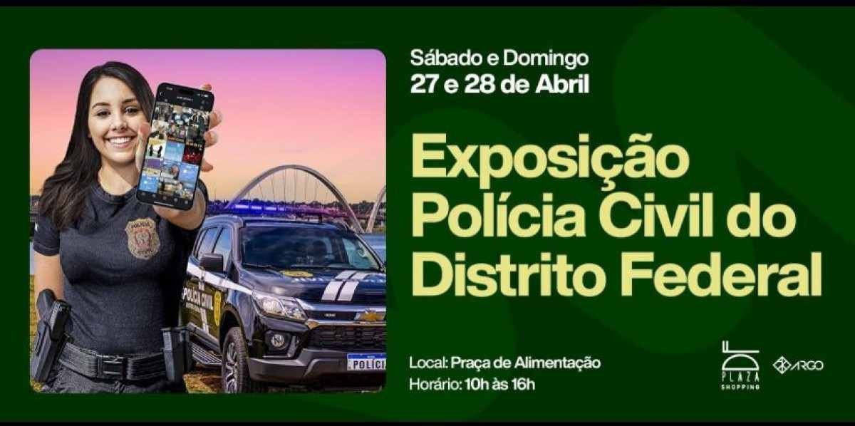 A exposição é uma comemoração ao dia do Policial Civil (21 de abril)  -  (crédito: Divulgação/PCDF)