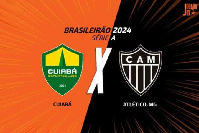 Cuiabá x Atlético -  (crédito: Foto: Arte Jogada10)