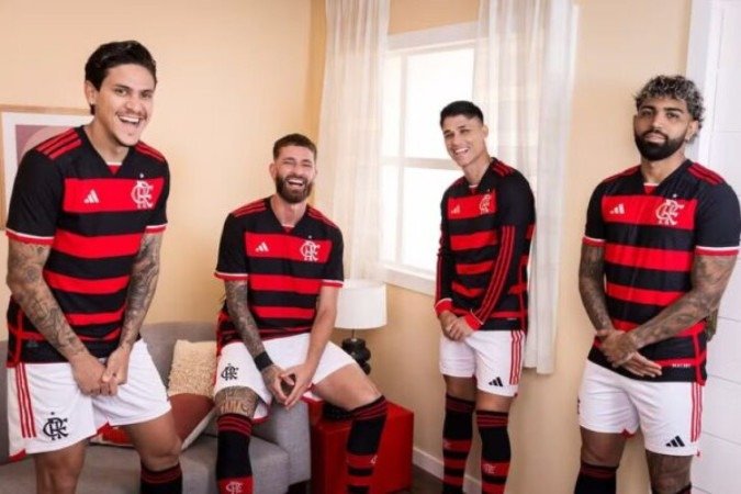 Clube seguirá vestindo a marca alemã pelo menos até o fim do ano de 2029 - (crédito: Foto: Divulgação / Adidas) Clube seguirá vestindo a marca alemã pelo menos até o fim do ano de 2029 - (crédito: Foto: Divulgação / Adidas)