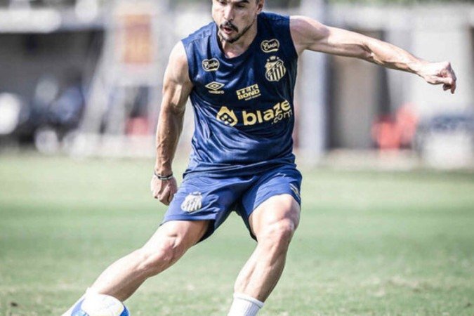 Willian Bigode tem dez partidas com a camisa do Santos - (crédito: Raul Baretta/ Santos FC) Willian Bigode tem dez partidas com a camisa do Santos - (crédito: Raul Baretta/ Santos FC)