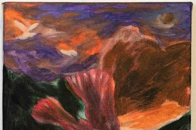 Obra de Pedro Gandra na exposição - (crédito: Pedro Gandra) Obra de Pedro Gandra na exposição - (crédito: Pedro Gandra)