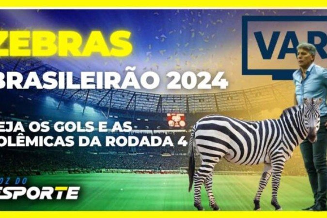 A Voz do Esporte analisa os jogos da 4ª rodada do Brasileirão - (crédito: Foto: Arte Jogada10) A Voz do Esporte analisa os jogos da 4ª rodada do Brasileirão - (crédito: Foto: Arte Jogada10)