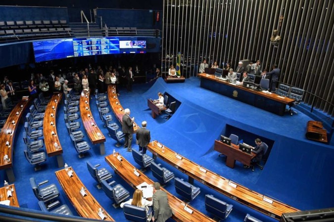 Na terça-feira (28/5), a Câmara definiu um alíquota de 20% incidindo sobre compras internacionais de até US$ 50, após acordo com o governo Lula -  (crédito:  Jonas Pereira/Agência Senado)