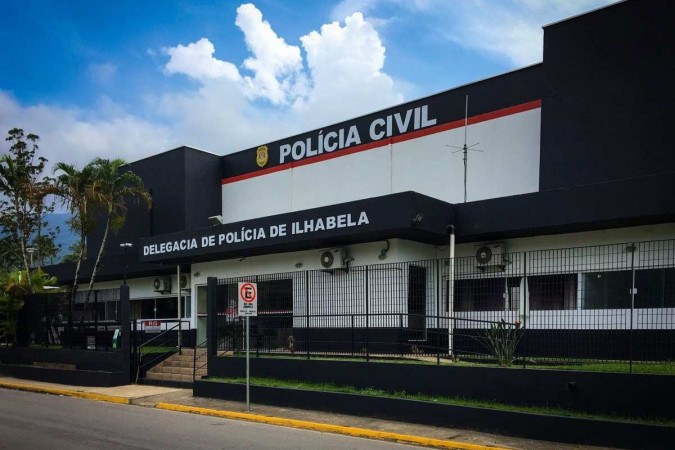 Delegacia Ilhabela (SP) -  (crédito: Reprodução Redes sociais Polícia Civil de Ilhabela)