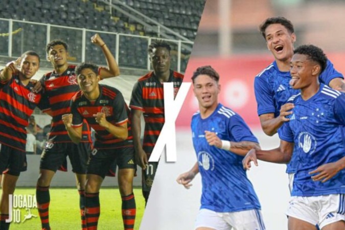 Flamengo e Cruzeiro se enfrentam nesta quarta -  (crédito: Fotos: Victor Andrade / CRF; Gledston Tavares/ BH Foto)