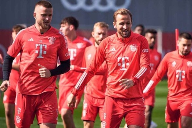 Treino do Bayern -  (crédito: Foto: Divulgação Bayern )