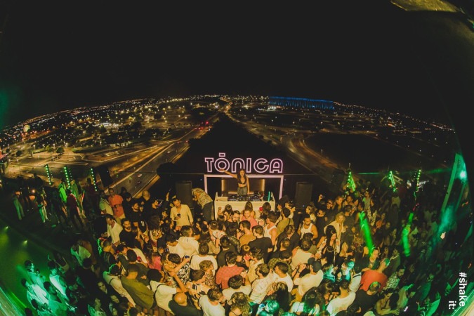 B Hotel Brasília recebe a 1ª edição de 2024 da Festa Tônica em seu rooftop -  (crédito: Uai Turismo)