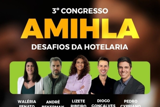 3º congresso da AMIHLA discutirá oportunidades e desafios da hotelaria -  (crédito: Uai Turismo)