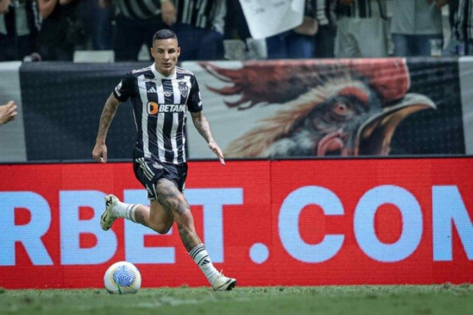 Arana fez o segundo gol na vitória por 2 a 0 sobre o Sport na Arena MRV - (crédito: Foto: Reprodução / Sportv) Arana fez o segundo gol na vitória por 2 a 0 sobre o Sport na Arena MRV - (crédito: Foto: Reprodução / Sportv)