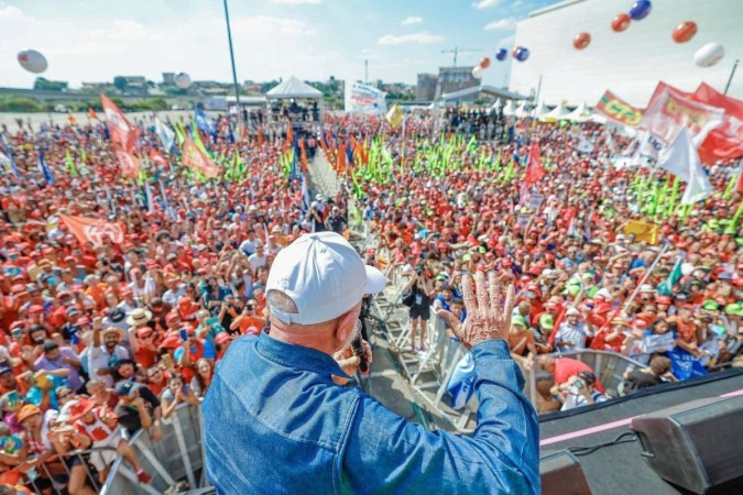 01.05.2024 - Ato Unificado em Comemoração do 1º de Maio
01.05.2024 - Presidente da República, Luiz Inácio Lula da Silva, durante Ato Unificado em Comemoração do 1º de Maio, Neo Química Arena – São Paulo - SP

 

Foto: Ricardo Stuckert / PR -  (crédito:  Ricardo Stuckert / PR)