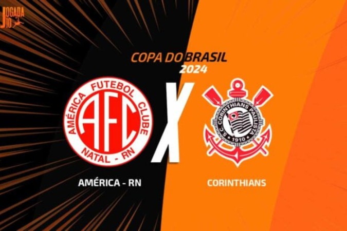 América-RN x Corinthians -  (crédito: Foto: Arte Jogada10)
