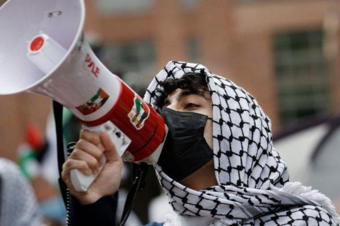 O que querem estudantes que protestam contra guerra em Gaza e outros 5 pontos para entender crise nas universidades dos EUA -  (crédito: BBC Geral)