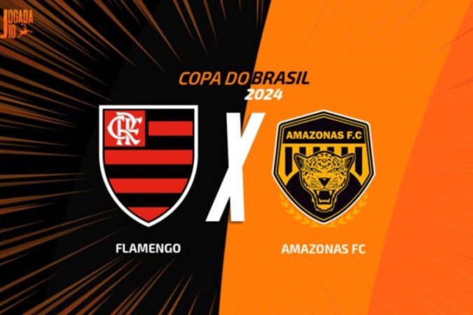 Flamengo x Amazonas -  (crédito: Foto: Arte Jogada10)