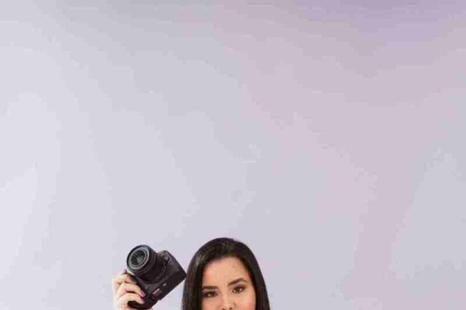 Thaís, em seu cenário de Dia das Mães