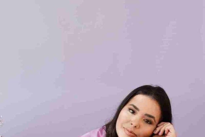 Thaís, em seu cenário de Dia das Mães