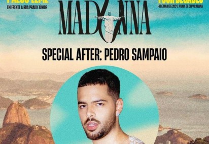 Pedro Sampaio se apresentará após o show de Madonna no Rio de Janeiro -  (crédito: Divulgação/Instagram/pedrosampaio)