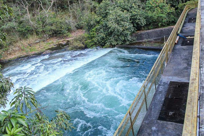  02/05/2024 Crédito: Kayo Magalhães/CB/D.A Press. Cidades. Usina Hidrelétrica do Paranoá.