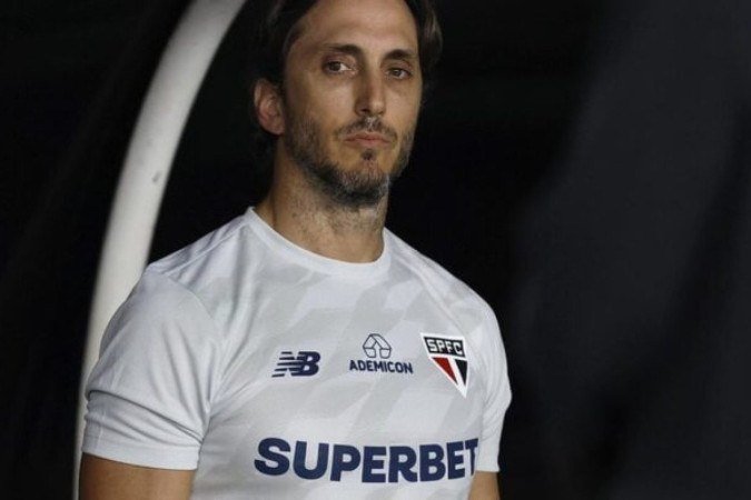 Zubeldía está invicto no comando do São Paulo -  (crédito: Foto: Rubens Chiri/São Paulo)