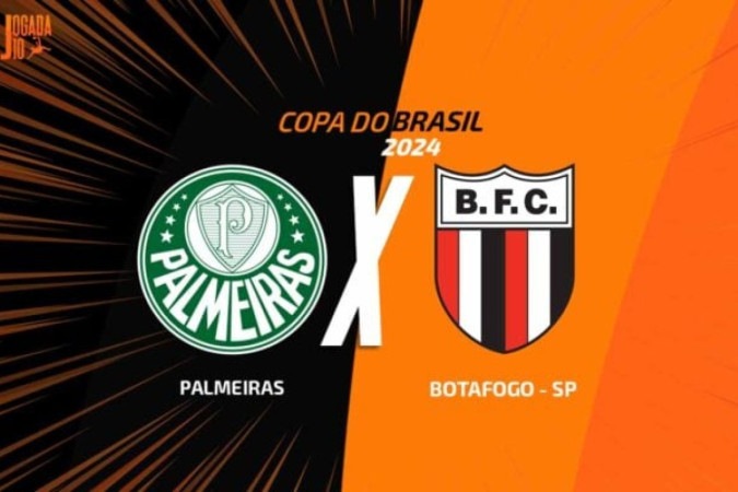 Palmeiras x Botafogo-SP -  (crédito: Foto: Arte Jogada10)