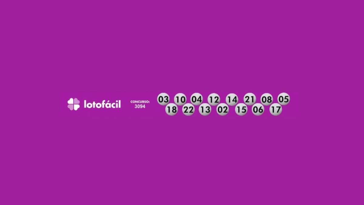 Lotofácil | 3 de maio