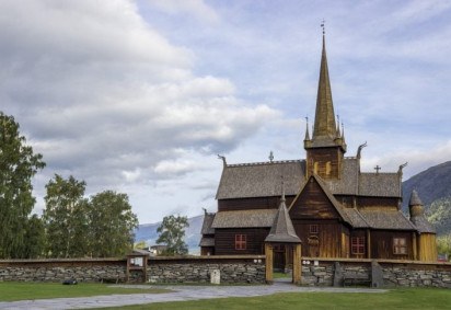 Símbolos da Noruega, as igrejas medievais chamadas de 