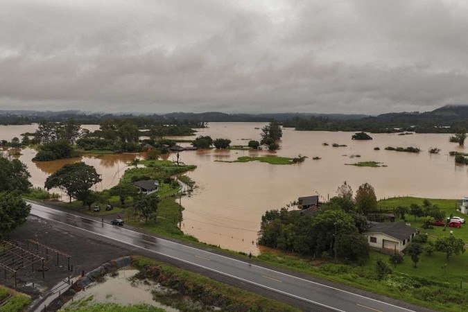 O governo do Rio Grande do Sul decretou estado de calamidade, que vigorará por 180 dias -  (crédito: CARLOS FABAL / AFP)