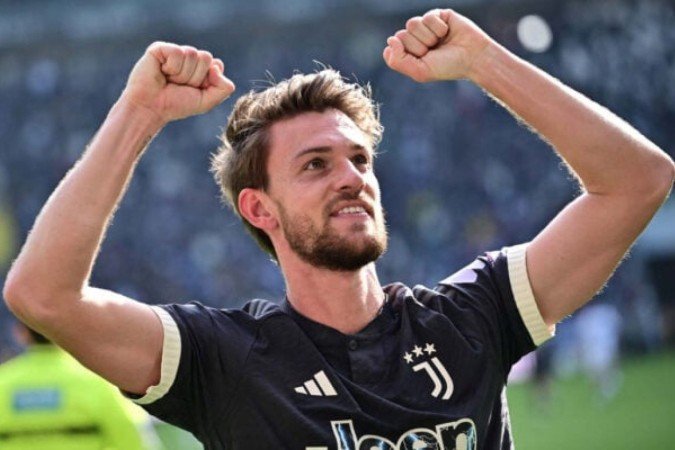 Rugani em atuação pela Juventus, nesta temporada -  (crédito: Foto: Gabriel Bouys/AFP via Getty Images)
