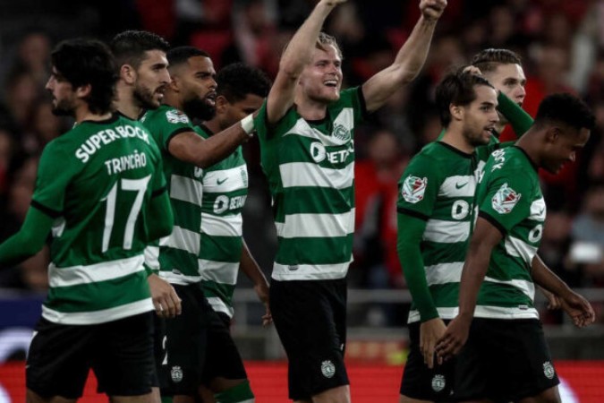 Sporting está perto de mais um título português -  (crédito: Foto: Divulgação/Sporting CP)