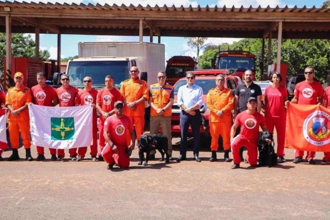 A força-tarefa deve chegar no Rio Grande do Sul na manhã deste sábado (4/5) -  (crédito: SSP-DF/Divulgação)