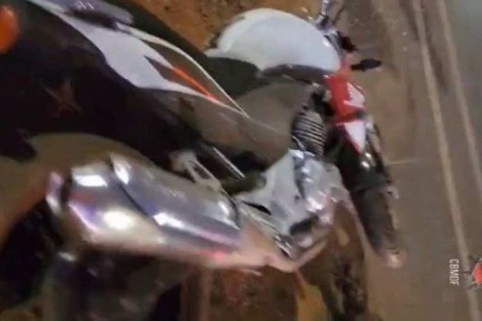 Motociclista morre na Epia Sul   -  (crédito: CBMDF)