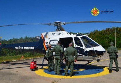 A aeronave vai auxiliar na busca por vítimas e deve chegar na região neste domingo (5/5) -  (crédito: Divulgação/PMDF)