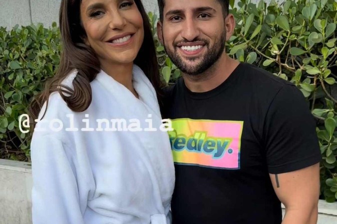 Ivete Sangalo e Rolim Maia -  (crédito: Foto reprodução Instagram)