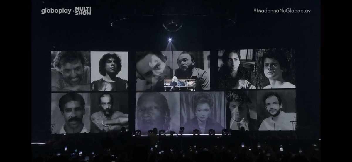 Madonna homenageia Renato Russo e Cazuza em show no Rio