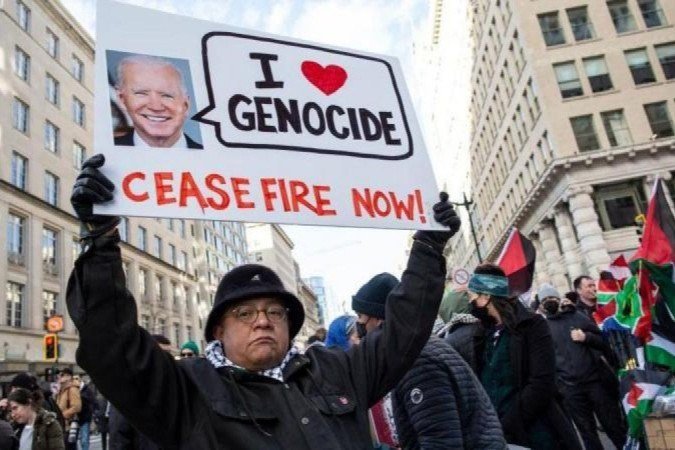 Protestos em universidades americanas têm crescido e pressionado Biden - (crédito: Getty images) Protestos em universidades americanas têm crescido e pressionado Biden - (crédito: Getty images)