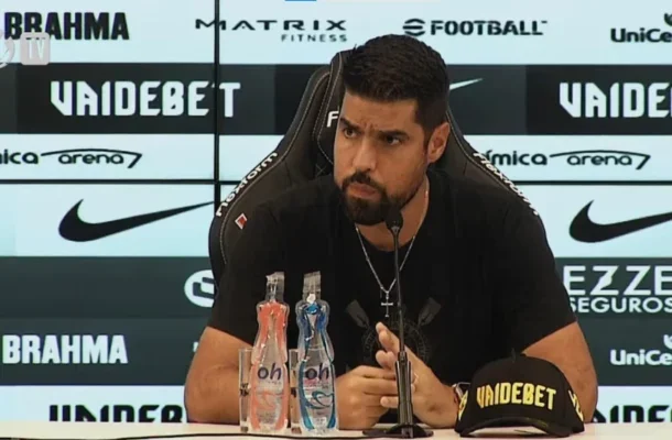 António Oliveira tem otimismo com o Corinthians no Brasileiro -  (crédito: Foto: Rodrigo Coca/Agência Corinthians)