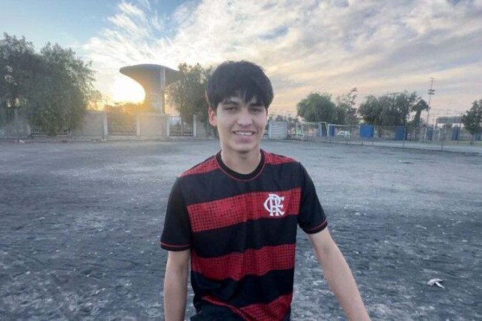Thomas com a camisa do Flamengo - (crédito: Foto: Lucas Bayer/Jogada10) Thomas com a camisa do Flamengo - (crédito: Foto: Lucas Bayer/Jogada10)
