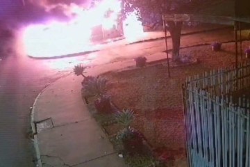 Morador de rua coloca fogo em lona de quiosque após furto não dar certo -  (crédito: PCDF/Divulgação)