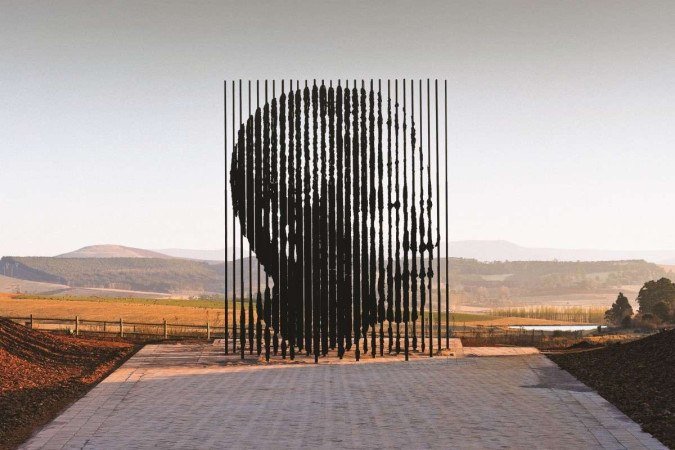 Escultura de Mandela na África do Sul - (crédito: Nelson Mandela Foundation) Escultura de Mandela na África do Sul - (crédito: Nelson Mandela Foundation)