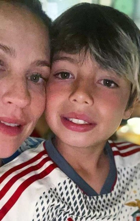 Luana Piovani e seu filho Dom -  (crédito: Reprodução/Instagram)