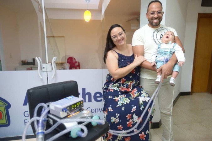  07/05/2024 Credito: Ed Alves/CB/DA.Press. Revista. Especial Dia das mães. Na foto, Marianna Nereu e o bebe Noah Nereu. 