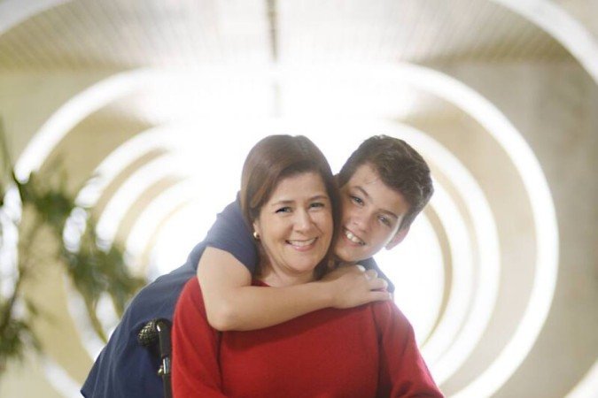  07/05/2024 Credito: Ed Alves/CB/DA.Press. Revista. Especial Dia das mães. Na foto Gabriela Rodrigues Veloso e seu filho Miguel Veloso. 