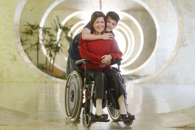  07/05/2024 Credito: Ed Alves/CB/DA.Press. Revista. Especial Dia das mães. Na foto Gabriela Rodrigues Veloso e seu filho Miguel Veloso. 