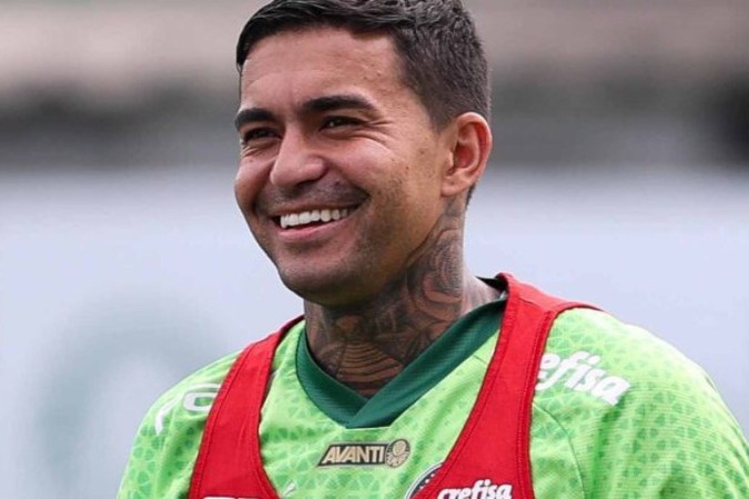  O jogador Dudu, da SE Palmeiras, durante treinamento, na Academia de Futebol. (Foto: Cesar Greco/Palmeiras/by Canon)
     -  (crédito:  CESAR GRECO)