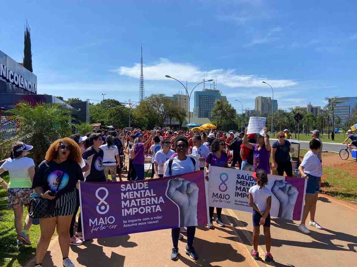 Fotos da Marcha Furta-cor de 2023, no Parque da Cidade -  (crédito: Camila de Magalhães )