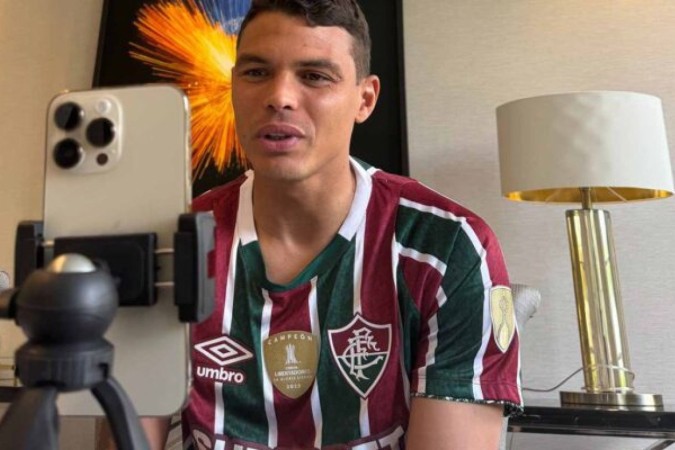 Thiago Silva é o novo reforço do Fluminense para a sequência da temporada -  (crédito: - Foto: Divulgação/Fluminense)